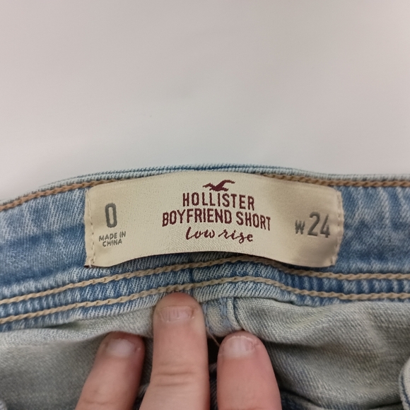 2/$30 Women's Light Blue Wash Denim Shorts Low Rise Booty Shorts Grunge (#1,369) - Picture 2 of 7